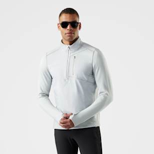 Men's Active Fleece Wind 1/2 Zip - Storm Gray