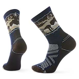 Hike Mountain Moose Crew Socks - Deep Navy
