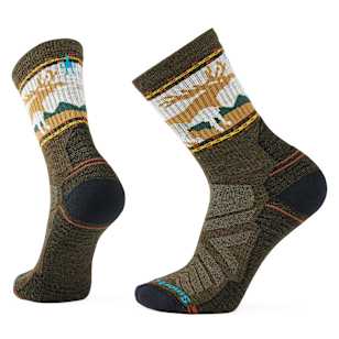 Hike Mountain Moose Crew Socks - Military Olive