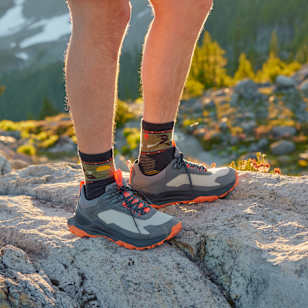 Hike Soaring Mid Crew Socks - Charcoal