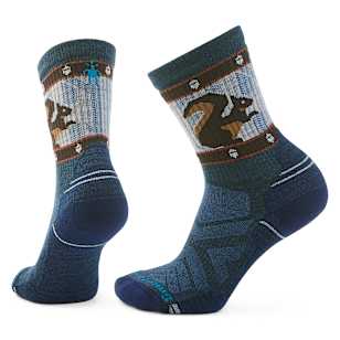 Women's Hike Squirrely Crew Socks - Twilight Blue