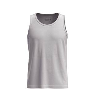 Men's Active Mesh Tank - Light Gray Heather