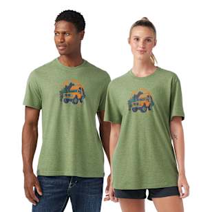 Long Weekend Short Sleeve Graphic Tee - Fern Green