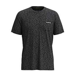 Bear Trail Merino Hemp Blend Short Sleeve Graphic Tee - Black Heather