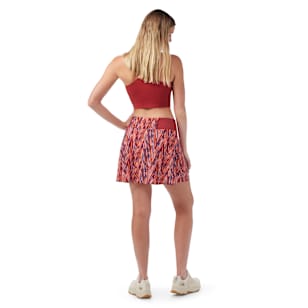 Women's Active Lined Skirt - Coral Reef Zigzag