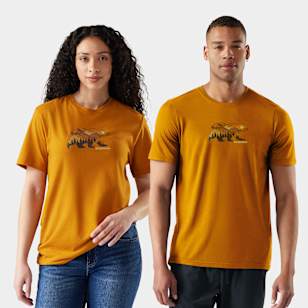 Bear View Short Sleeve Graphic Tee - Squash