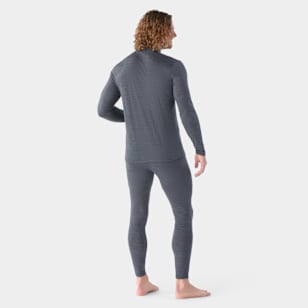Men's Classic All-Season Merino Base Layer 1/4 Zip - Iron Heather