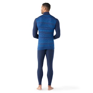 Men's Classic Thermal Merino Base Layer 1/4 Zip - Deep Navy Color Shift