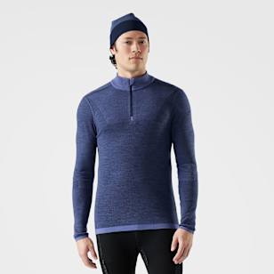 Men's Intraknit™ Thermal Max Merino Base Layer 1/4 Zip - Nightfall Blue