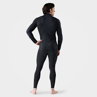 Men's Intraknit Thermal Merino Base Layer 1/4 Zip - Charcoal-Nightfall Blue