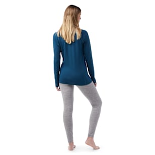 Women's Classic All-Season Merino Base Layer 1/4 Zip - Twilight Blue