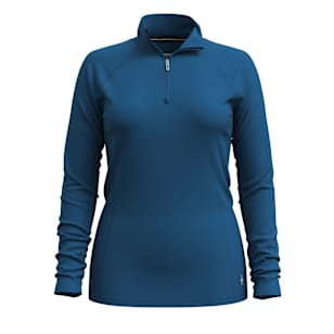 Women's Classic All-Season Merino Base Layer 1/4 Zip - Twilight Blue