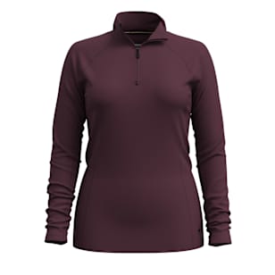 Women's Classic All-Season Merino Base Layer 1/4 Zip - Eggplant