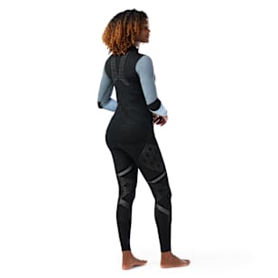 Women's Intraknit™ Thermal Merino Base Layer Colorblock 1/4 Zip - Black