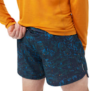 Men's Active Lined 5" Short - Deep Navy Night Trek