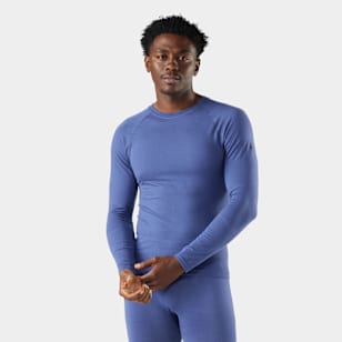 Men's Intraknit&trade; All-Season Merino Base Layer Crew - Nightfall Blue