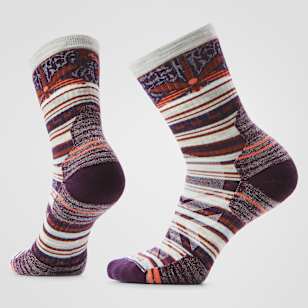 Women's Hike Dragon Stitch Mid Crew Socks - Ash