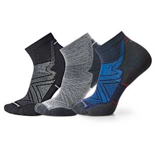 Run Low Ankle Socks Trio Gift Box - Deep Navy