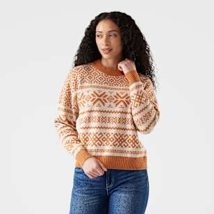 Women's Edgewood Heritage Crew Sweater - Terracotta