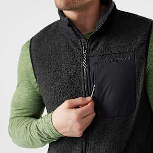 Men's Second Cut™ Fleece Vest - Charcoal