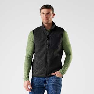 Men's Second Cut™ Fleece Vest - Charcoal