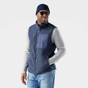 Men's Second Cut&trade; Fleece Vest - Deep Navy