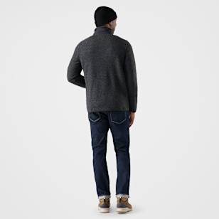 Men's Second Cut™ Fleece 1/2 Zip - Charcoal