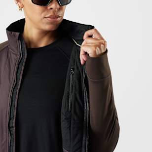 Women's Merino Wool Jackets, Pullovers & Vests - Purple