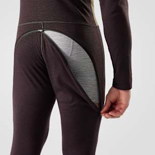 Men's Classic Thermal Merino Base Layer One Piece - Mink Heather