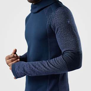 Men's Intraknit&trade; Thermal Merino Base Layer Hoodie - Deep Navy-Nightfall Blue