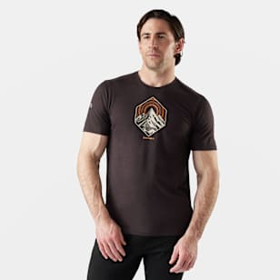 Men's Peak Energy Active Short Sleeve Graphic Tee - Mink Heather