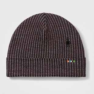 Thermal Merino Rib Beanie - Mink-Chalk Violet Heather