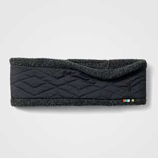 Quilted Fleece Headband - Black