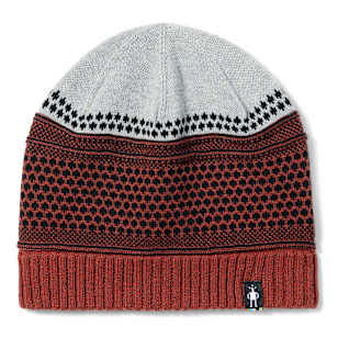 Popcorn Cable Reversible Beanie - Currant Heather