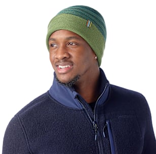 Boundary Line Reversible Beanie - Fern Green
