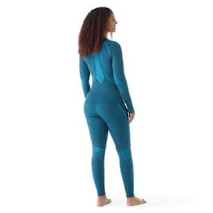 Women's Intraknit™ Active Base Layer Crew - Twilight Blue-Pool Blue