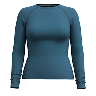 Women's Intraknit™ Active Base Layer Crew - Twilight Blue-Pool Blue