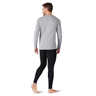 Men's Classic Thermal Merino Base Layer Crew - Light Gray Heather
