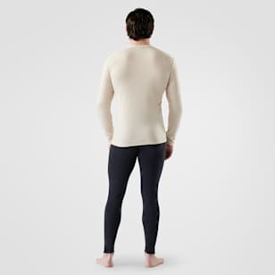 Men's Classic Thermal Merino Base Layer Crew - Almond Heather