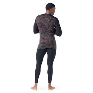 Men's Classic Thermal Merino Base Layer Crew - Black Retro Line