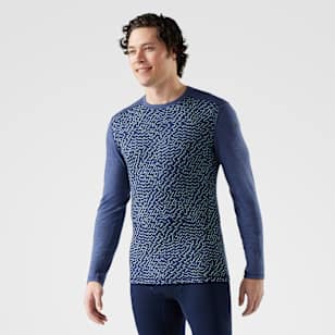 Men's Classic Thermal Merino Base Layer Crew - Nightfall Retro Line
