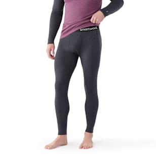 Men's Classic Thermal Merino Base Layer Bottom - Charcoal Heather