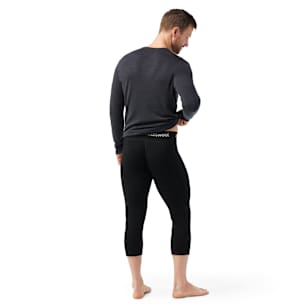 Men's Classic Thermal Merino Base Layer 3/4 Bottom - Black