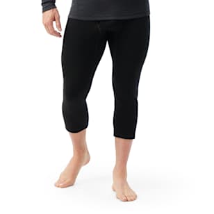 Men's Classic Thermal Merino Base Layer 3/4 Bottom - Black