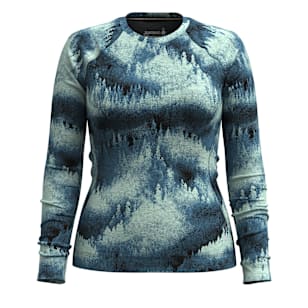 Women's Classic Thermal Merino Base Layer Crew - Twilight Foggy Pines