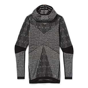 Women's Intraknit™ Thermal Max Merino Base Layer Pattern Hoodie - Black Plaid