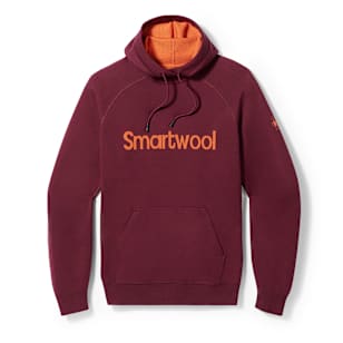Smartwool® Merino Cotton Logo Hoodie - Black Cherry