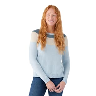 Women's Edgewood Colorblock Crew Sweater - Winter Sky Heather