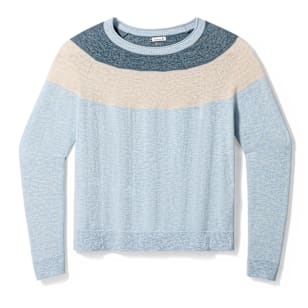 Women's Edgewood Colorblock Crew Sweater - Winter Sky Heather