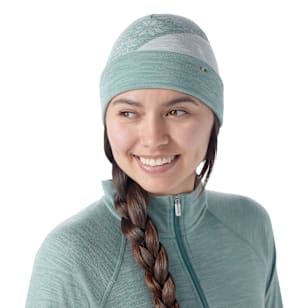 Thermal Merino Colorblock Beanie - Arctic Green Digi Snow